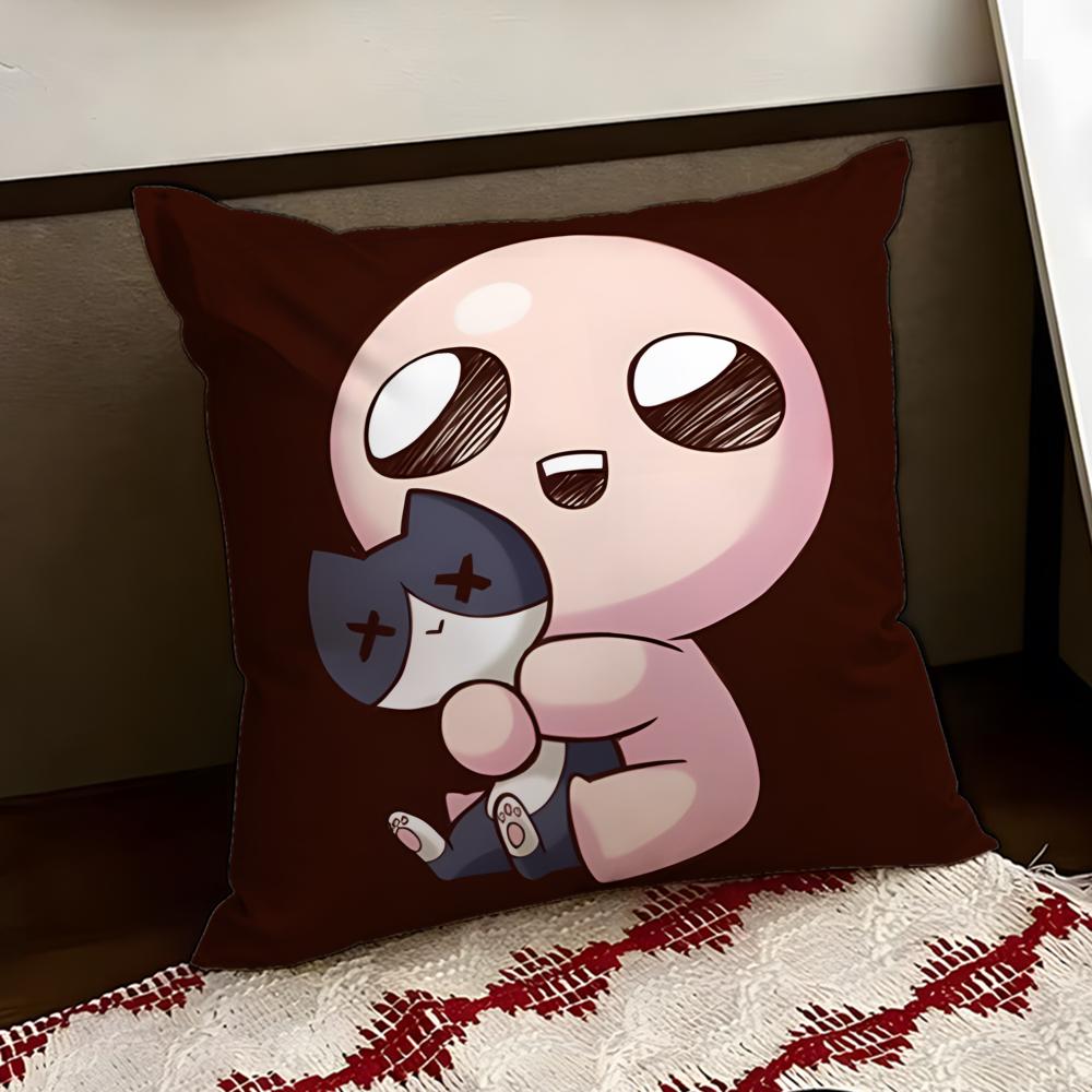 Подушка с принтом The Binding of Isaac, двусторонняя, мягкая, прочная, для дома, автомобиля, многоцелевая, для повседневного комфорта