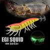 Fluorescent Wood Shrimp No. 3.0 No. 3.5 Artificial Squid Jig Cuttlefish Squid Hook  Ocean Rock