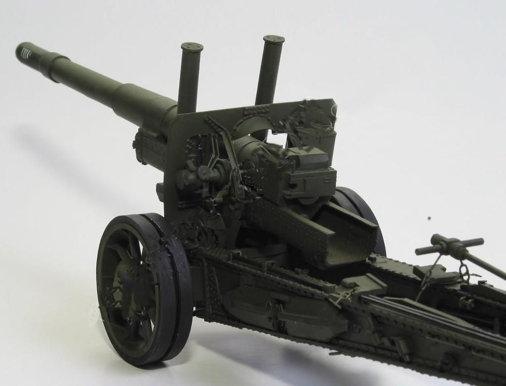 3D сборная модель бумажного ремесла мировое военное оружие масштаб 1/25 (Гаубица МЛ-20)