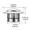 Круглый колпак дымохода Крышка дымохода Непромокаемая коническая верхняя крышка вытяжного отверстия Крышка Защита от дождя