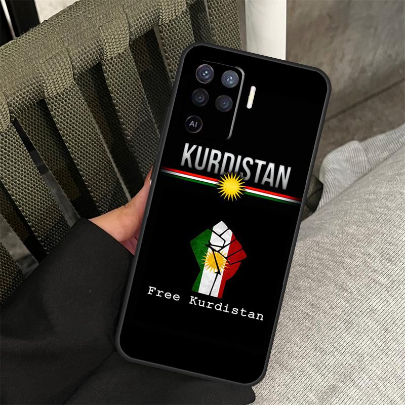 Чехол Флаг Курдистана для Oppo A78 A98 A80 A40 A60 A18 A38 A58 A15 A17 A77 A74 A94 A54 A57S A16 A76 A96