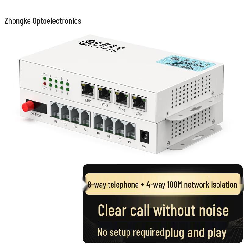 Zhongke Optoelectronics Telephone Fiber Optic Multiplexer