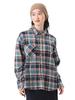 Beams Boy Women's L/S Work Check Shirt, Blue 2