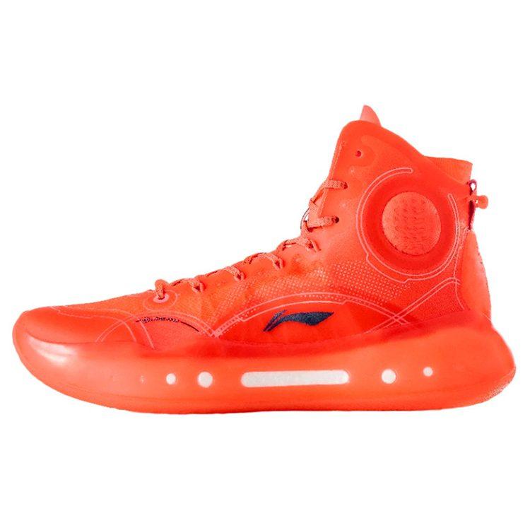 Баскетбольные кроссовки Li Ning YuShuai 14 Boom Мужские Высокие Неоновый Фруктовый Красный ABAQ033-25