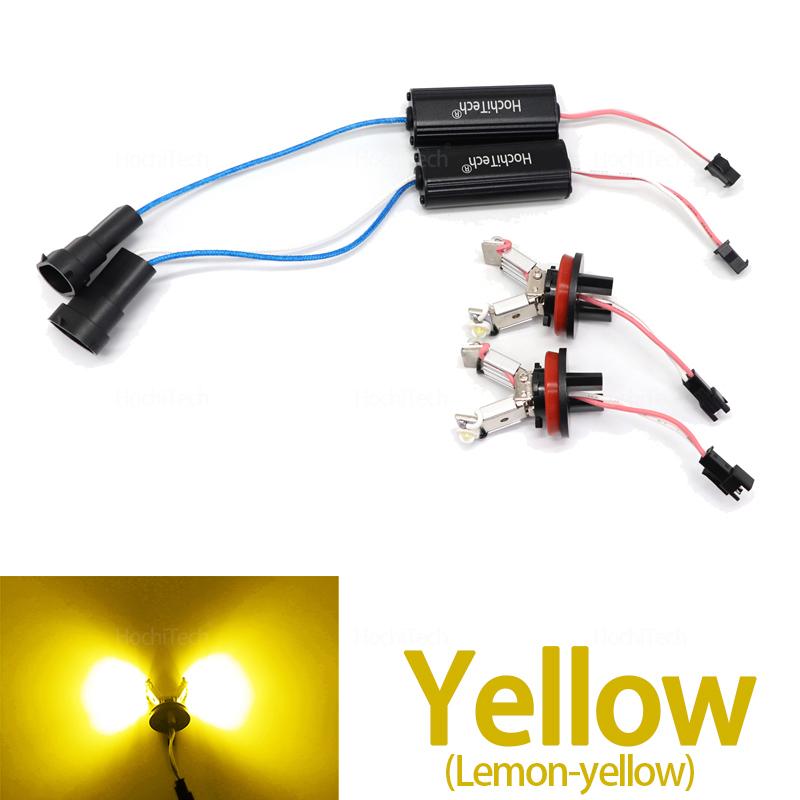 For BMW E81 E82 E87 E88 E90 E91 E92 E93 M3 E60 E61 E70 E71 E84 E89 White Yellow LED Car Angel Eye Marker Headlights Bulbs Lamps
