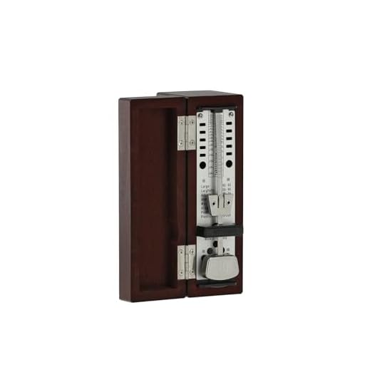 Wittner Wooden Metronome Super Mini Taktell Wooden Case Mahogany 880210