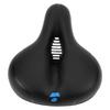 Удобное велосипедное седло из искусственной кожи с полым вырезом и пружинами(синий )