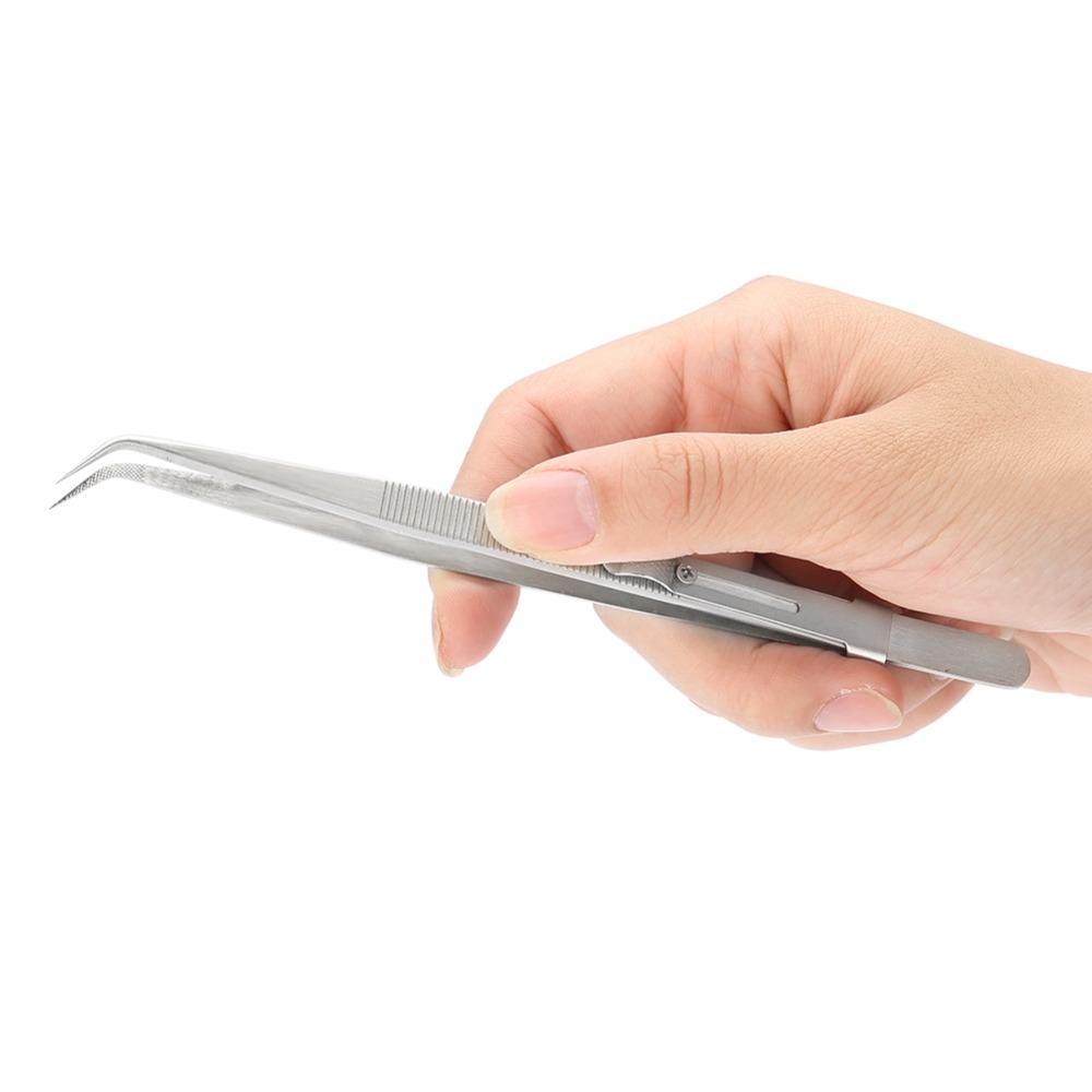Adjustable Stainless Steel Tweezers Stainless Steel Anti-Slip Tweezers Repair Tools