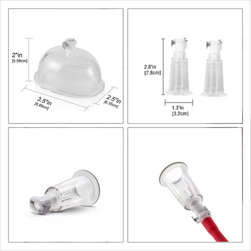 Женский вакуумный насос для киски Ручной насос для влагалища и сосков Стимулятор клитора для груди Усиливающий всасывающий массажер Мастурбатор Секс-игрушка