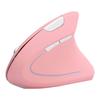 Vertical Mouse USB Wireless Office Gaming Rechargeable Computer Accessories H1 2.4GPink