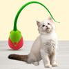 Automatic Silicone Tail Teaser Toy Electronic Interactive Cat Wand Toy Rechargeable Kitten Exercise Toy for Indoor Cats