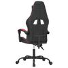 Gaming Chair Black and Burgundy Artificial Leather