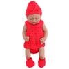 Lifelike Baby Doll 10 Inch Soft Silicone Newborn Boy Infant Doll with Beautiful Clothes Children