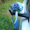 Retro Bow Rearview Mirror Decoration Luxury Bridal Vehicle Decoration  Wedding Occasions