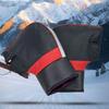 Thickened Cotton Motorcycle Handlebar Gloves Reflective Strips Handlebar Muffs  Winter Riding