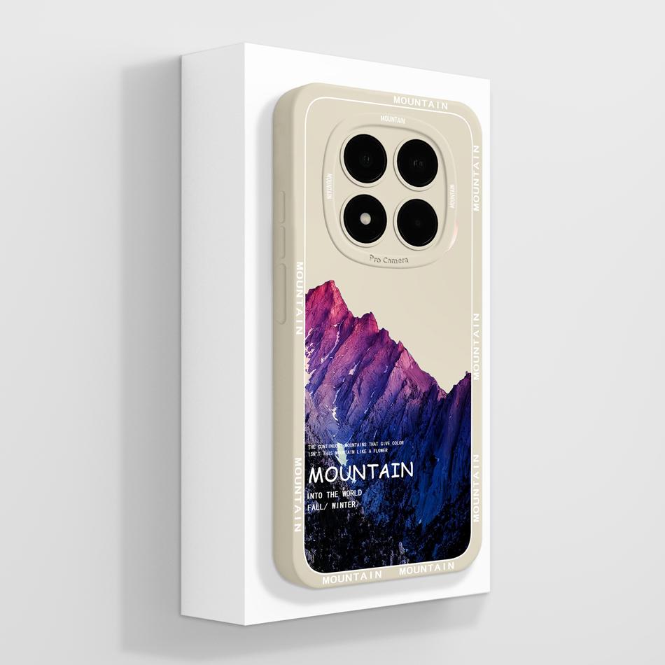 Чехол Для Redmi Note 15 Pro Plus Художественный Стиль Полное Покрытие Funda Для Redmi Note15 Чехлы Мягкий Жидкий Силикон Защита Телефона