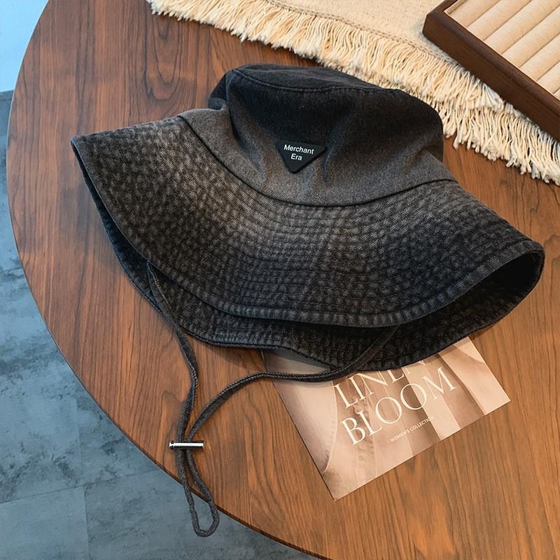 Осенняя шляпа женская шляпа для альпинизма на открытом воздухе большой обхват головы показывает лицо маленькая шляпа-ведро ретро универсальная выстиранная ковбойская шляпа