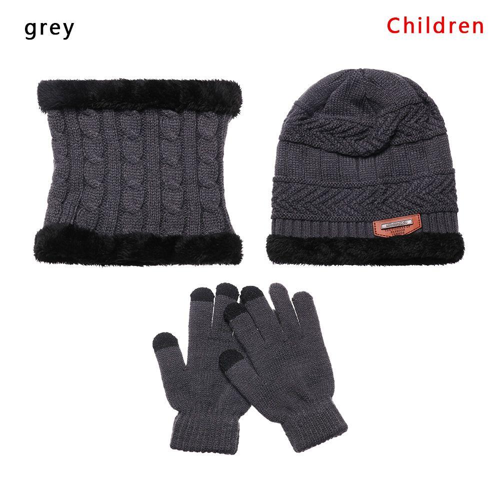 Mens Girl Knitted Winter Warm Neck Warmer Beanie Hat Hat Scarf Gloves Set And Neck Scarf