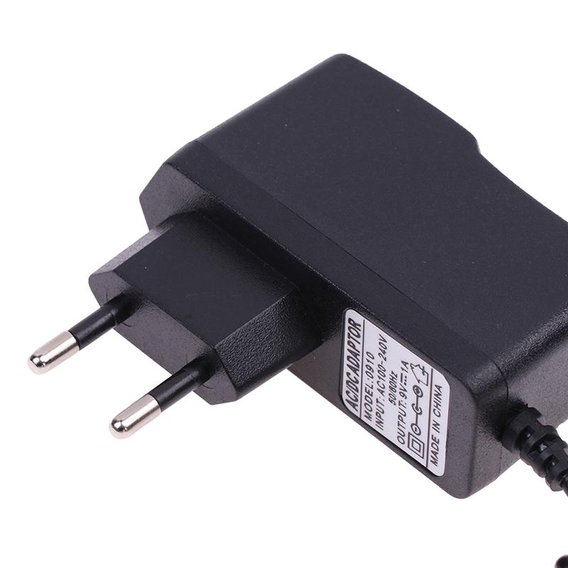 Ac Dc 9V 1A 1000Ma Power Adapter Supply Eu Plug Reverse Polarity Charger Adaptor
