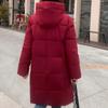 Модные длинные пальто для женщин, свободные толстые теплые женские зимние парки с капюшоном
