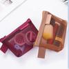 Lipstick Cosmetic Bag Clear Mesh Bag Small Item Bag Retro Color Card Bag Mini Coin Purse  Outdoor