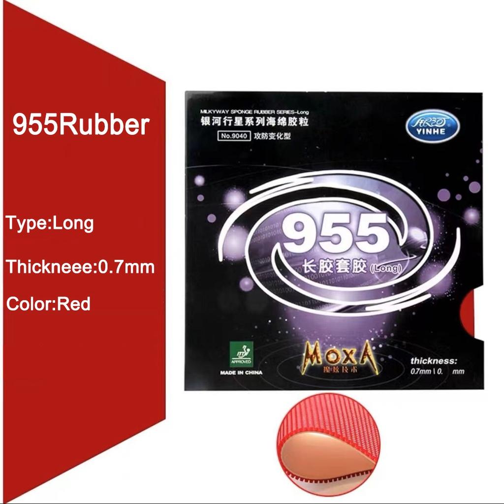 YINHE 955 Pimples Long Rubber Defensive Control Original Galaxy Pips Long Table Tennis Rubber Ping Pong Sponge Rubber