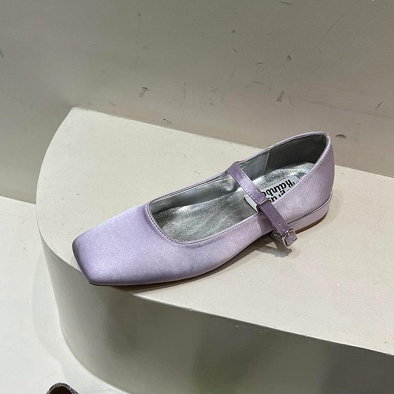 Модные SUOJIALUN 2025 Летние Женские Балетки с Круглым Носком и Неглубоким Вырезом, Мягкие Туфли-Балетки, Женские Повседневные Туфли для Платья, Классические Лоферы Mujer