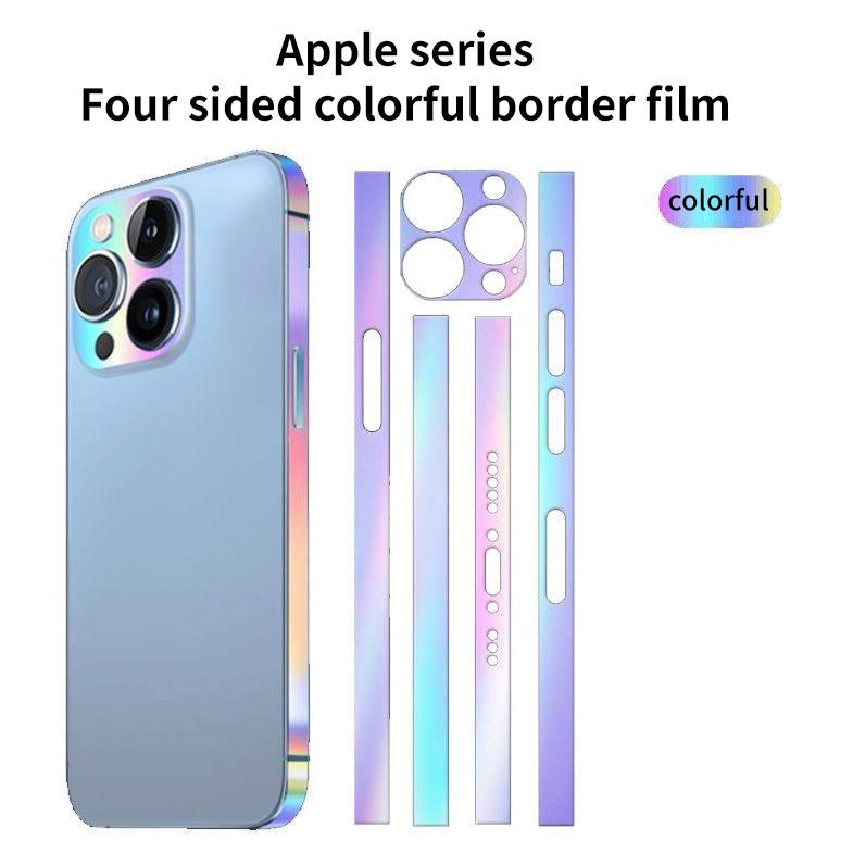 Для iPhone 17 16 Plus 15 14 13 Mini 12 Pro Max Рамка Защитная Наклейка Пленка Анти-Царапина Граница Защитная Пленка для Линз