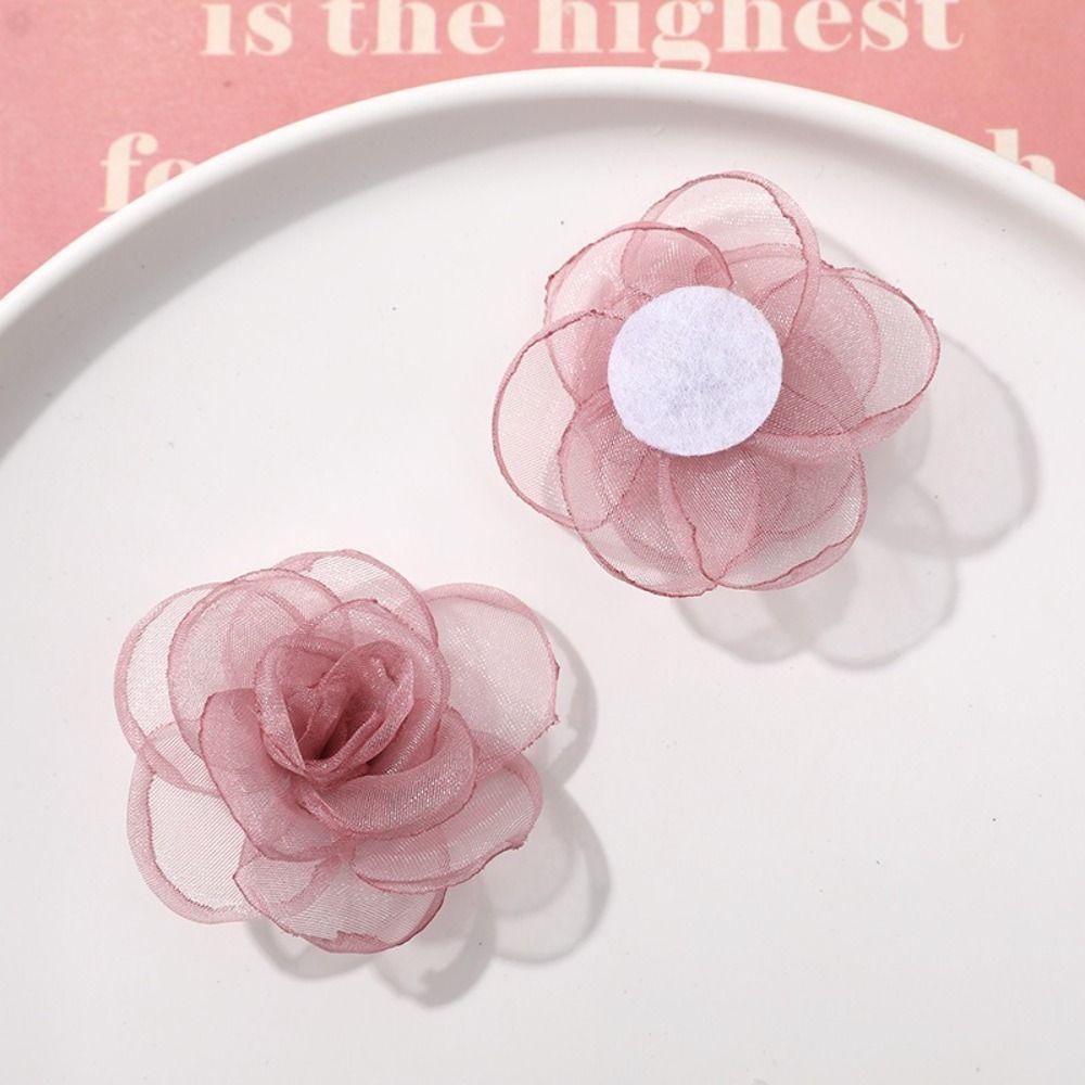 5 шт. Плетение сеткой Материал для серег Ручная работа Аксессуары для одежды Новый аксессуар для волос-зажим