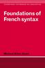 Книга Foundations of French Syntax