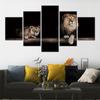 5 шт. лев львица животное современный декор холст настенное искусство HD печать фотографии картины плакат домашний декор декор комнаты без рамки