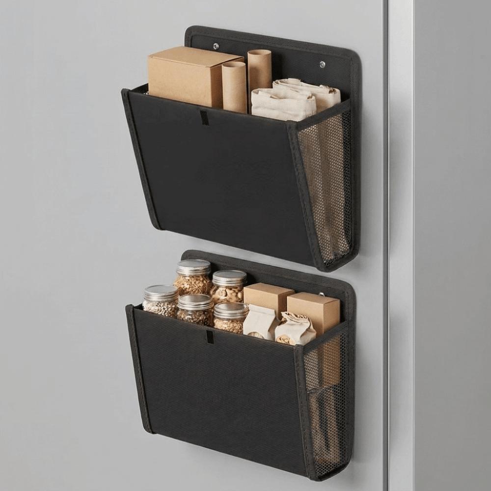 Mesh Pocket Oxford Cloth Door Organizer Large Capacity Wall-Mounted Organizer RV Storage Bag Door
