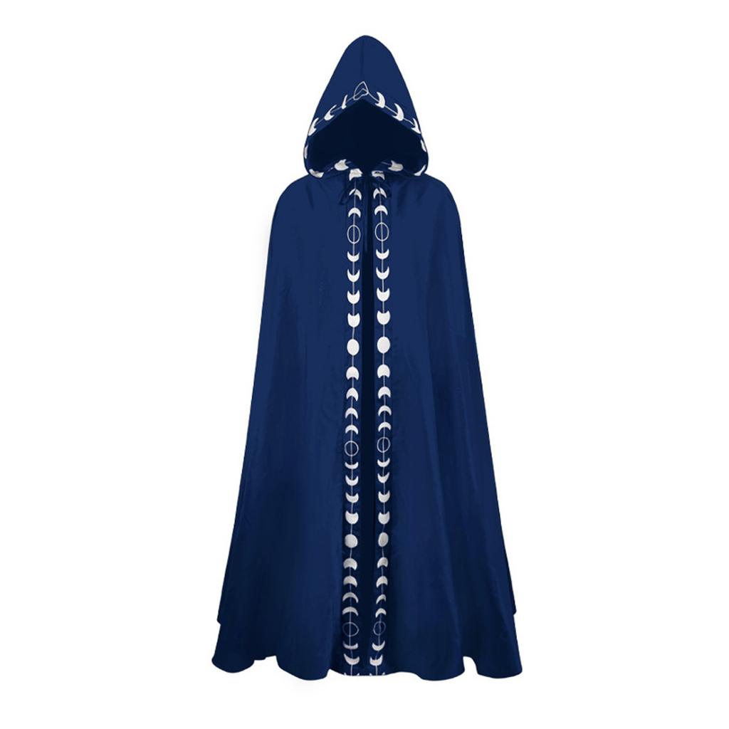 Женский плащ с капюшоном, однотонный плащ с атмосферой, костюм для косплея, куртка