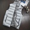 2024 Men's Casual Down Vest: Large, Warm Winter Stand Collar Jacket