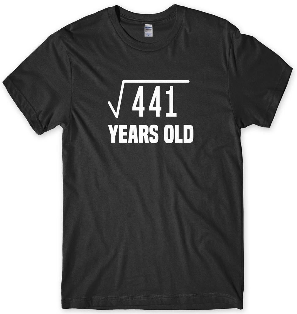 21st Birthday Tee Square Root Maths Funny Mens Unisex Mens Kids T Shirt