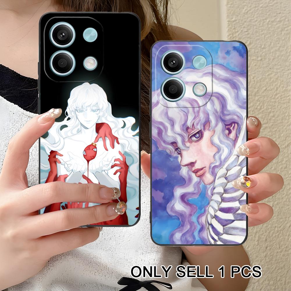 Чехол для телефона с аниме Гриффитом для Xiaomi Redmi Note 14 13 12 11 S Pro Plus 4G 5G, мягкий ТПУ, противоударный чехол