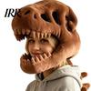 Halloween Party Accessory Dinosaur Skeleton Costume, 3D Spinosaurus Skull Masque Headpiece And Spine, Ornament Plush Hood Costume for Halloween,