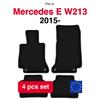 Basic Velour Car Mats, For Mercedes E W213 Sedan, Wagon, Liftback, Coupe (2015-)