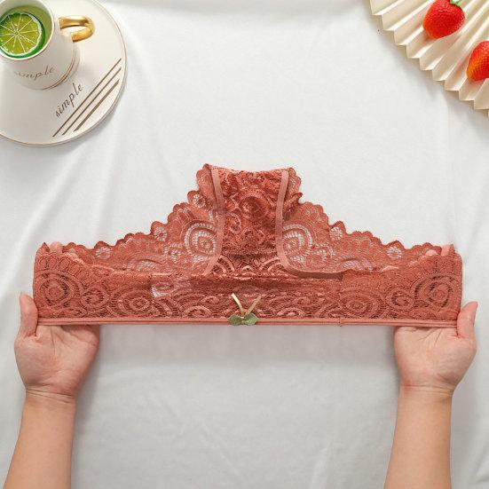 Trendy Women Briefs Hollow Out Sexy Elastic Lightweight Women Panties for Daily Wear