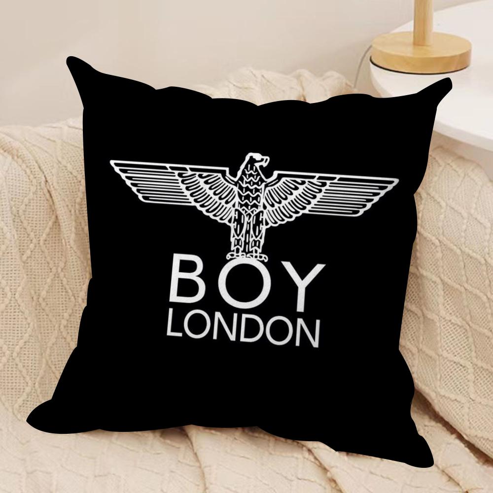 Бренд B-BOY LONDON Наволочка для подушки Мягкая плюшевая ткань Двусторонняя печать Наволочка для диванной подушки для всех сезонов Домашний декор Подарок