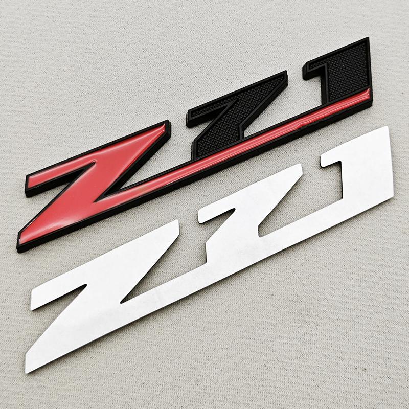 AABKA1 3D Metal Logo Z71 OFF ROAD Car Sticker Trunk Embelem Front Grille Badge For Chevy Chevrolet Silverado Colorado Tahoe Accessories