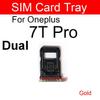 Sim Card Tray Holder For Oneplus 6 6T 7 7T Pro X 1 2 3 3T 5 5T Sim Slot Socket SD Card Memory Reader Flex Cable Repair Parts