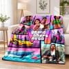 GTA Flannel Throw Blanket Soft Warm Cozy For Sofa Bed Indoor Home Bedroom Use
