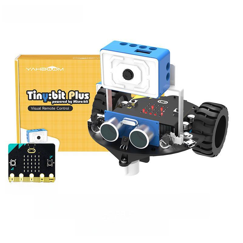 Microbit AI Vision Smart Car Kit: Graphical Programming & WiFi Video Education In Python