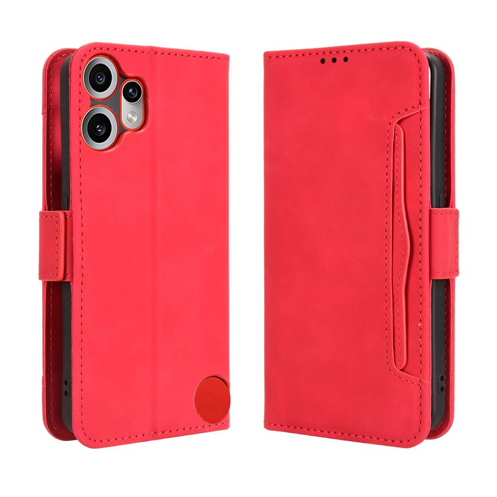 For Nothing CMF Phone 2 Pro Leather Case Phone Wallet Cover with Multiple Card Slots