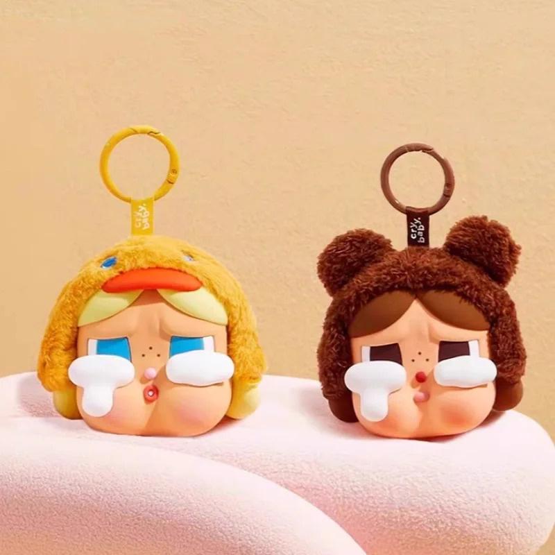 Сумка для наушников Crybaby Tear Factory Series, креативный периферийный подарок, сумка для наушников с защитой от падения, виниловая плюшевая игрушка-брелок с подвеской