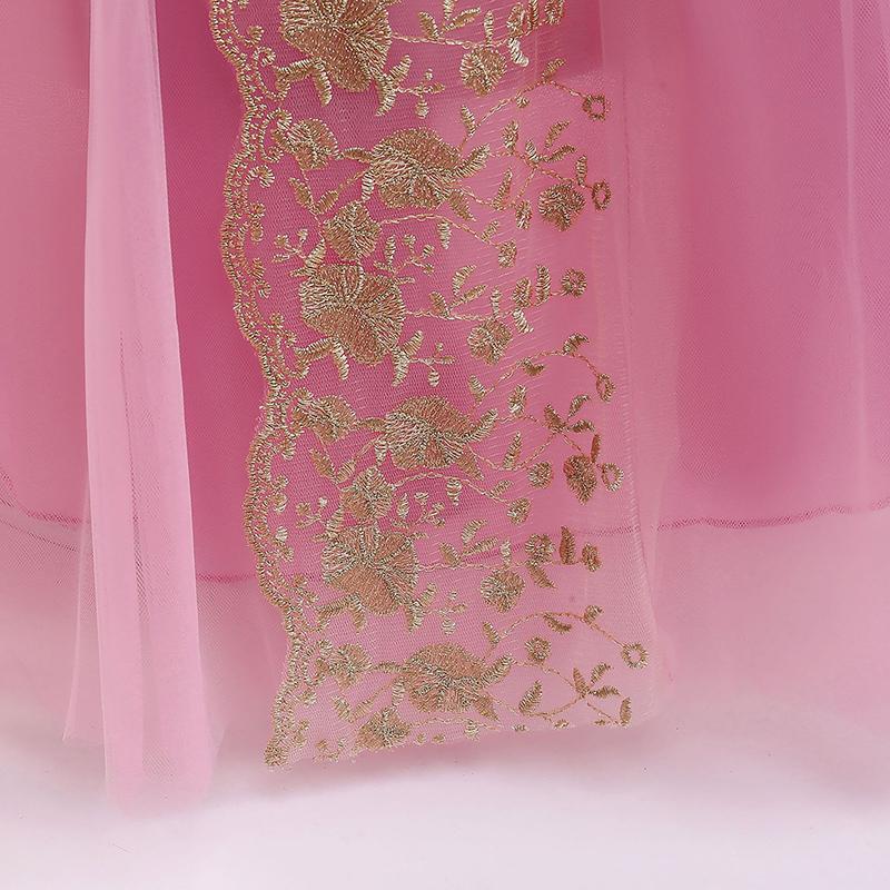 Children Girls Dress Summer Party Birthday Wedding Dresses Kids Elegant Princess Dresses Evening Long Dresses