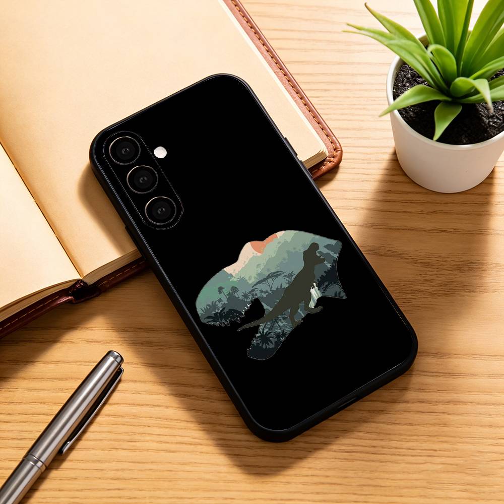 J-Jurassic D-Dinosaur World Phone Case For Samsung Galaxy A73,A72,A71,A70,A53,A52,A51,Others Soft Black Cover