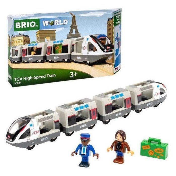 Train TGV INOUI SNCF - BRIO - Circuit en bois - dès 3 ans - 36087