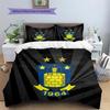 Brøndby IF  Pattern Bedding Quilt Set  Home Decoration  Gift (1 * duvet cover + 2 * pillowcase  without core)